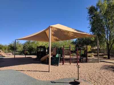 Cali Shade Sails playground shade sail project example