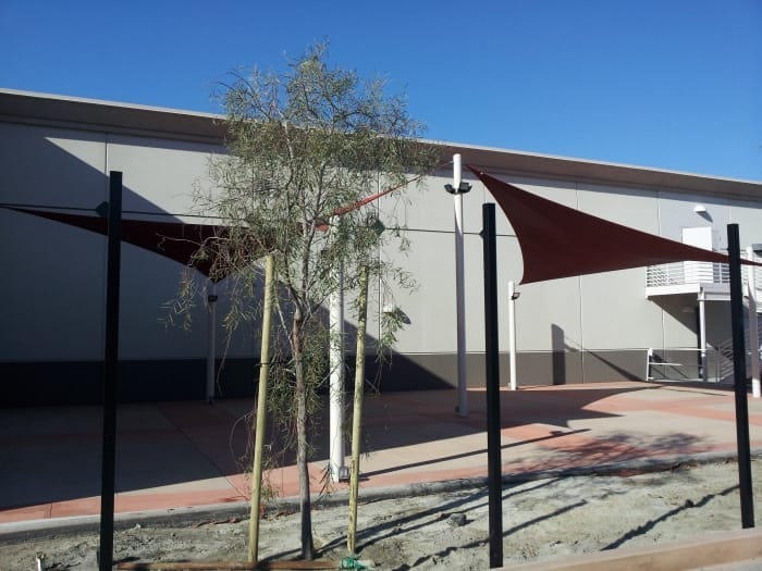 Real commercial shade sail structure photo 20 from Cali Shade Sails